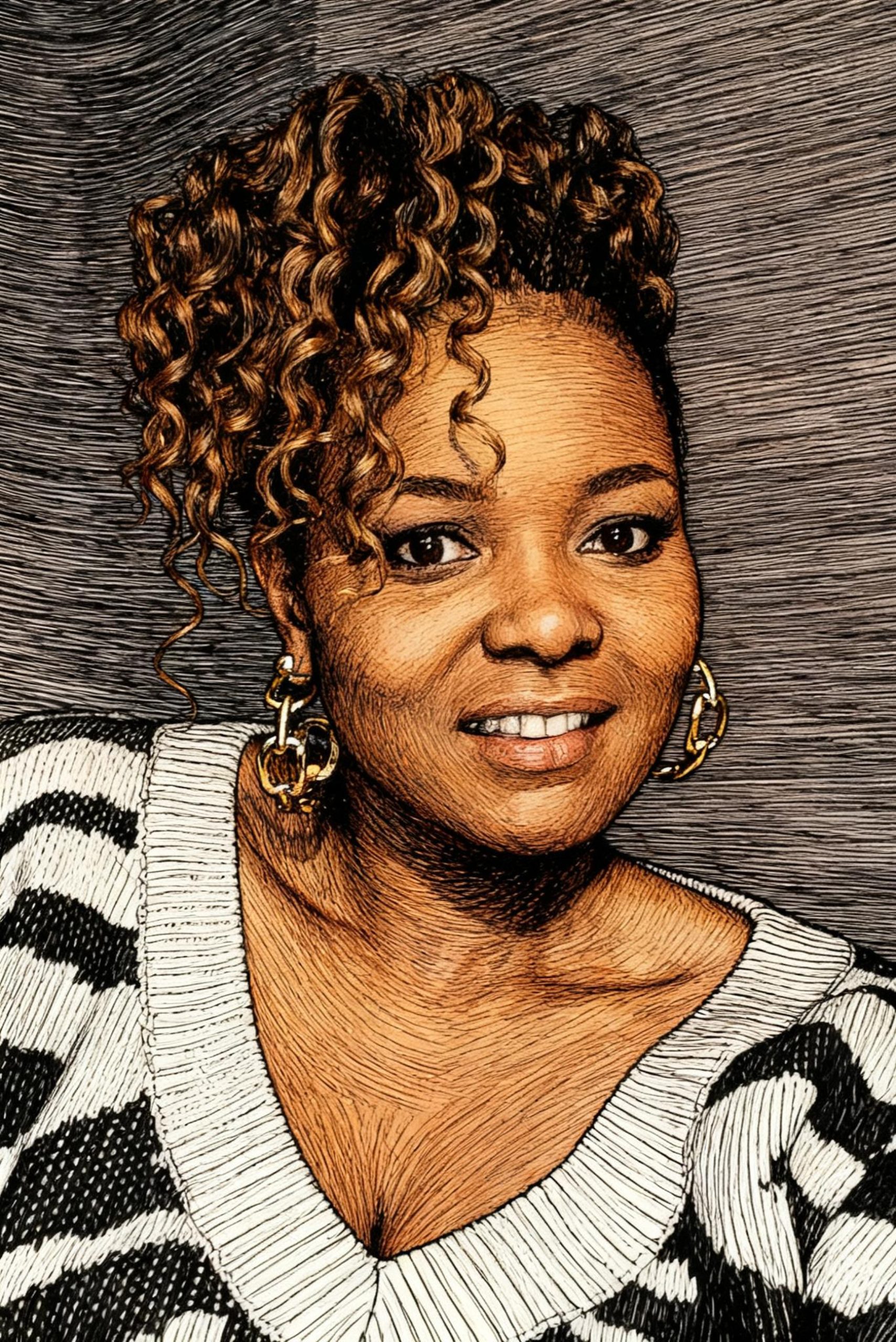 Portrait illustré de Véronique Lugiéry