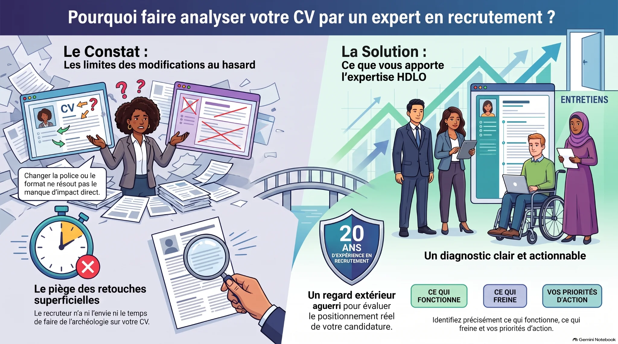 Diagnostic CV HDLO : ce qui fonctionne, ce qui freine et vos priorités d’action